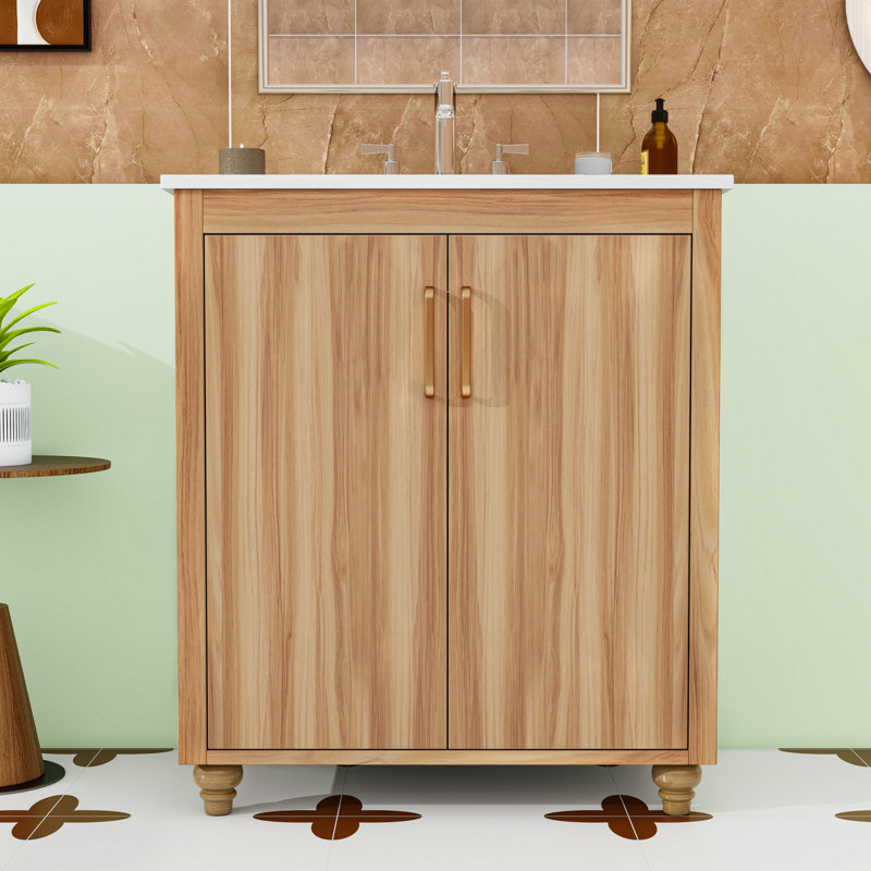 Ensemble de meuble-lavabo avec lavabo et tiroir