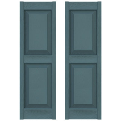 Builders Edge, TailorMade Panels, Raised Panel Shutters, w/Shutter-Loks