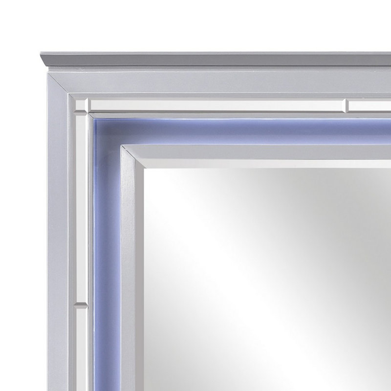Miroir biseauté, Argent
