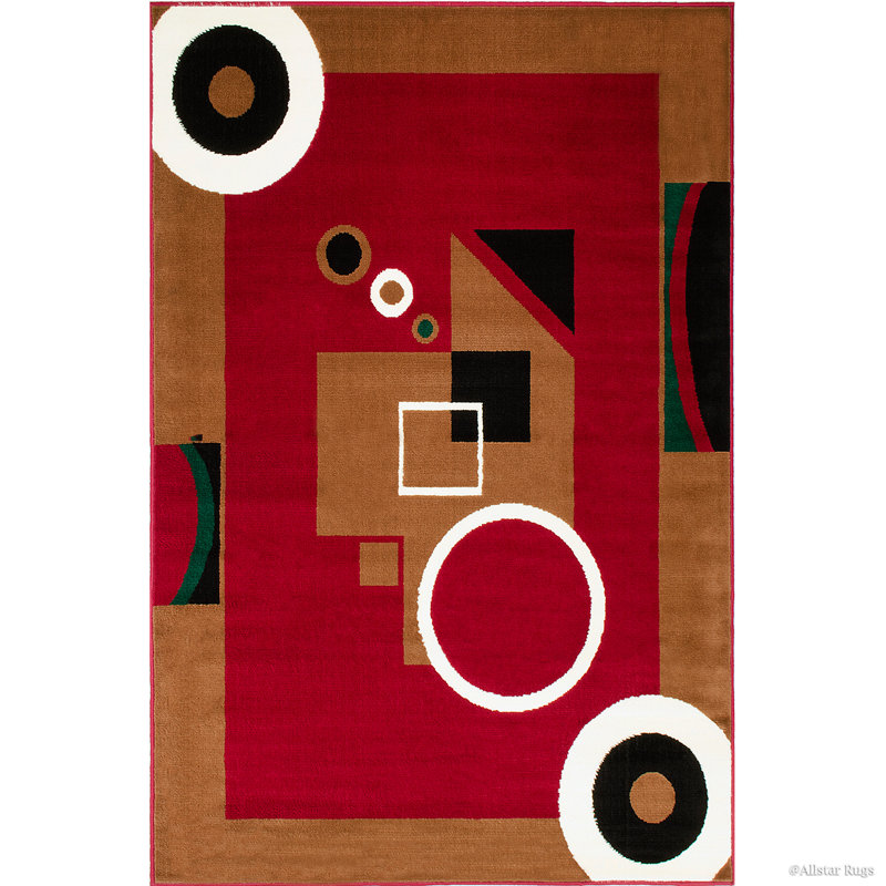 Geometric Indoor Rug, 5'2" x 7'1"