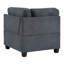 Chaise d'angle rembourrée en acier-107202271