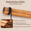 4-Light Burnt Wood Kitchen Island Pendant