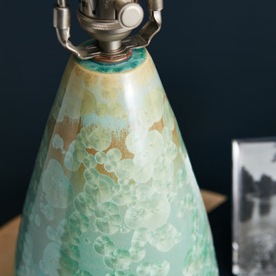 Bristol Lamp - Crystalline, Jade, On/Off Switch