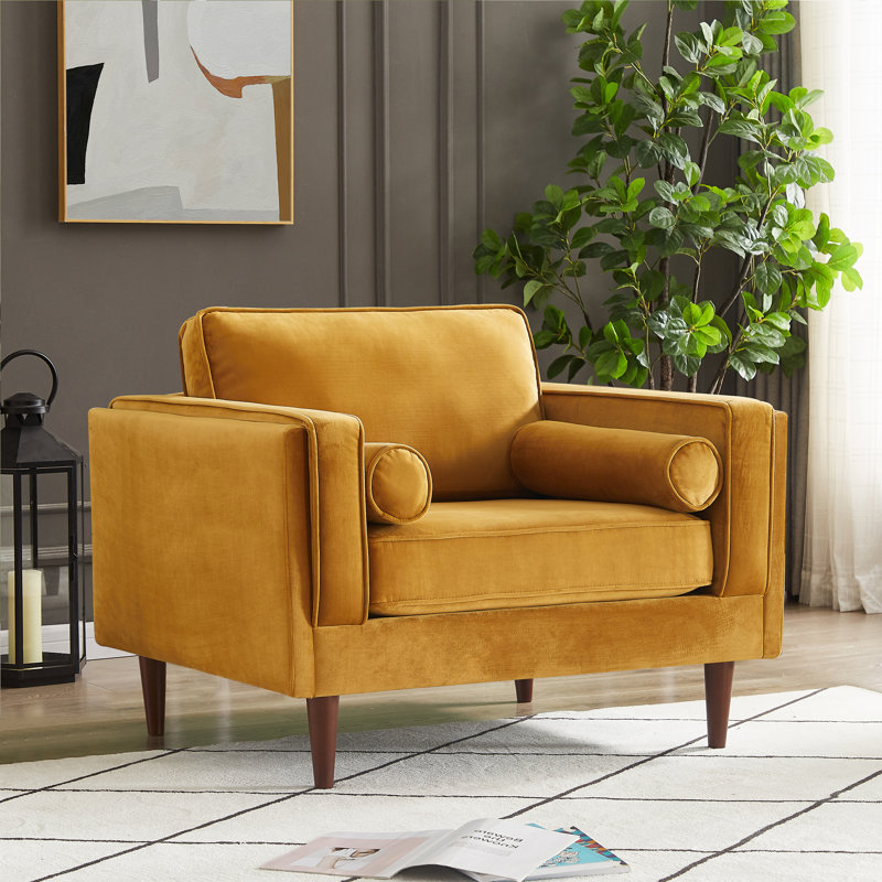 Fauteuil Kylo, Velours doré