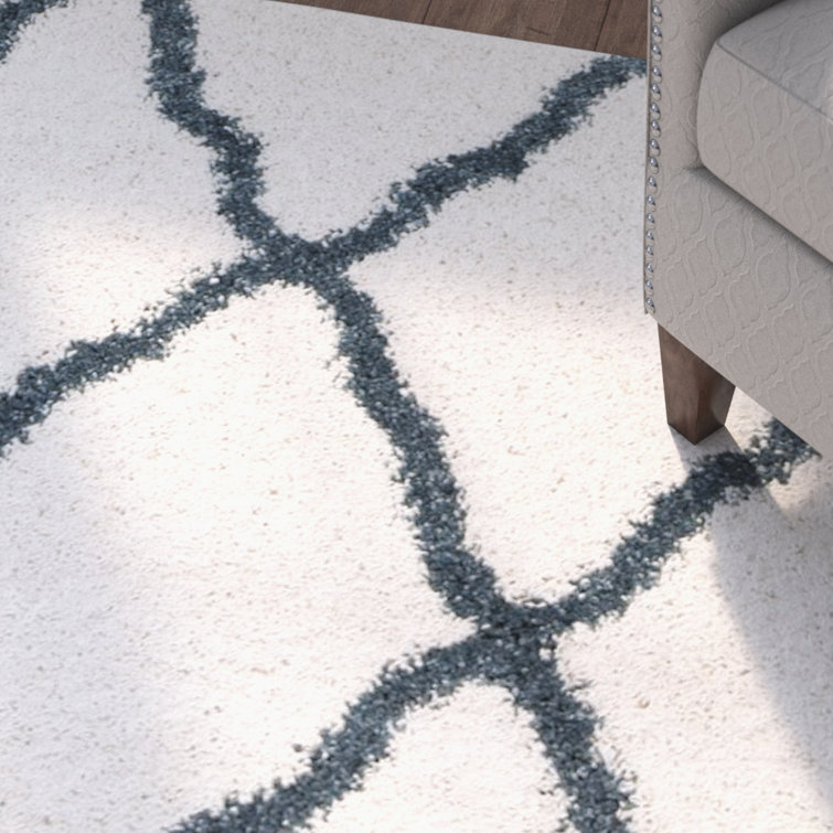 Darrold Hudson Shag Performance Geometric Rug