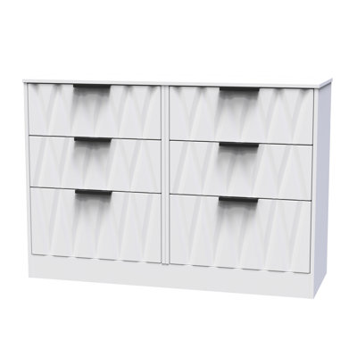 Besmir 6 Drawer Wide Chest (Ready Assembled)