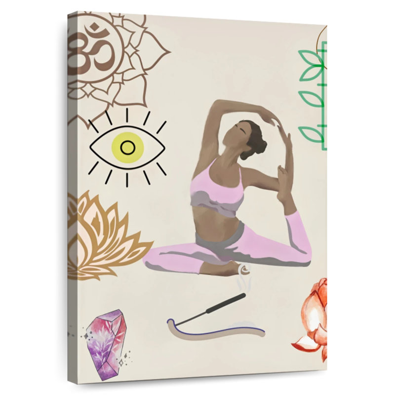 Senne Yoga Pose IV, 12" H x 8" W