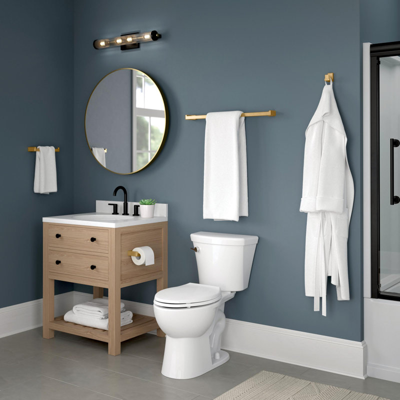 5 - Piece Bathroom Hardware Set, Brushed Gold