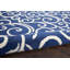 Tapis bleu marine / ivoire Susan-25937994