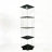Rotatable Four-Layer Tempered Glass Display Cabinet,Liquor Cabinet,File Cabinet,Storage Cabinet,With Remote Control Paipai Lamp,Adjustable Feet,Be Placed In The Living Room,Kitchen,Corridor-2096237953