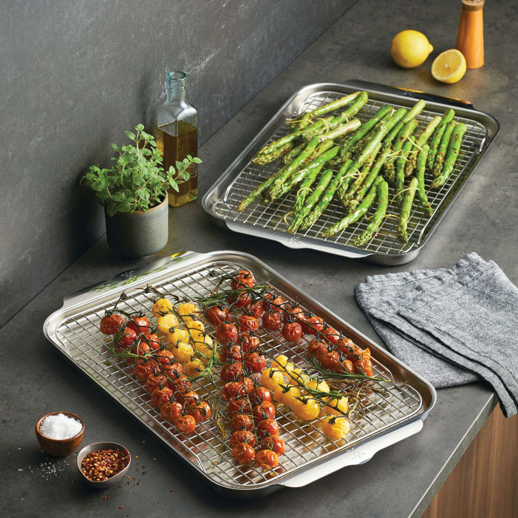 Hestan Provisions 9 x 12 x 1 Quarter Sheet Pan with Cooling