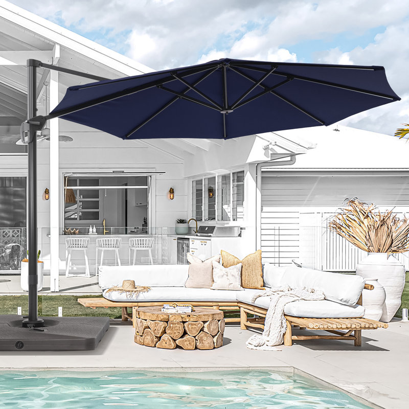 Parasol 11 'Cantilever, Bleu marine