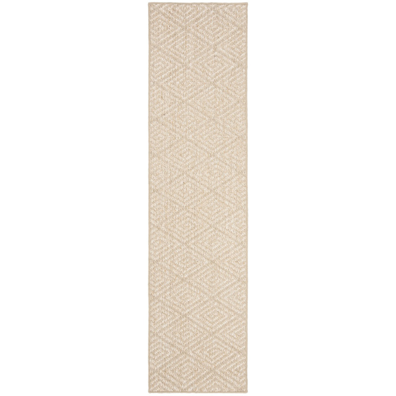 Tapis en sisal Rodanthe, Tapis de couloir 2 pi 3 po x 12 pi