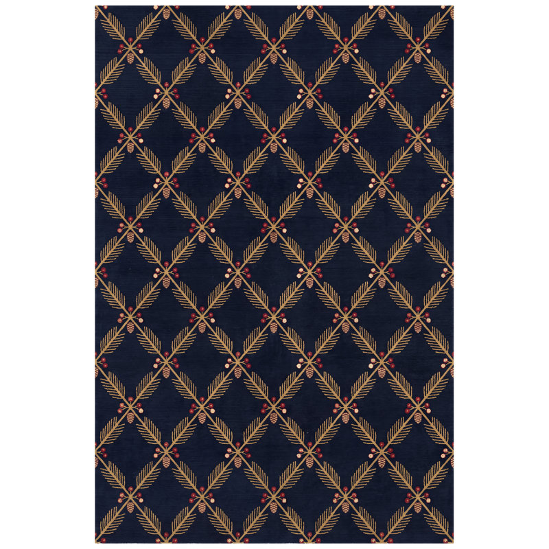 Tapis de Noël Ayder, Rectangle 2 pi 11 po x 4 pi 11 po