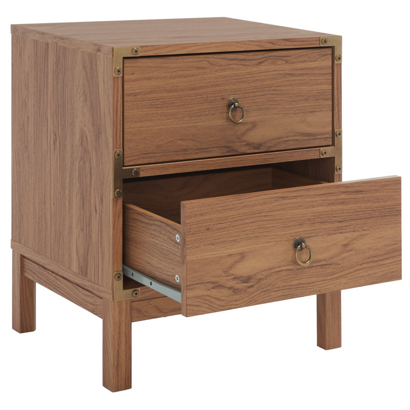 Table de chevet 18,5 po Alfano, Brun