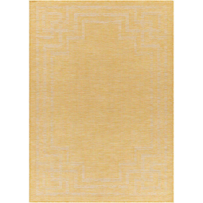 Tapis oriental intérieur / extérieur Finbur, Rectangle 2 pi 7 po x 4 pi