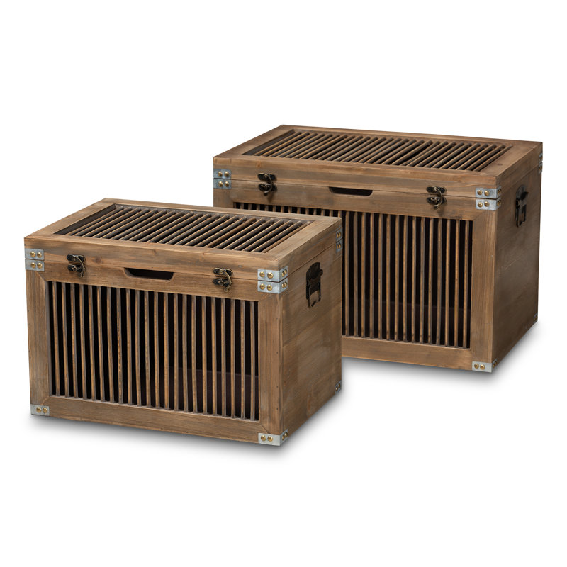 2 Piece Accent Trunk Set