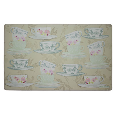 Tapis de cuisine anti-fatigue Tea Party