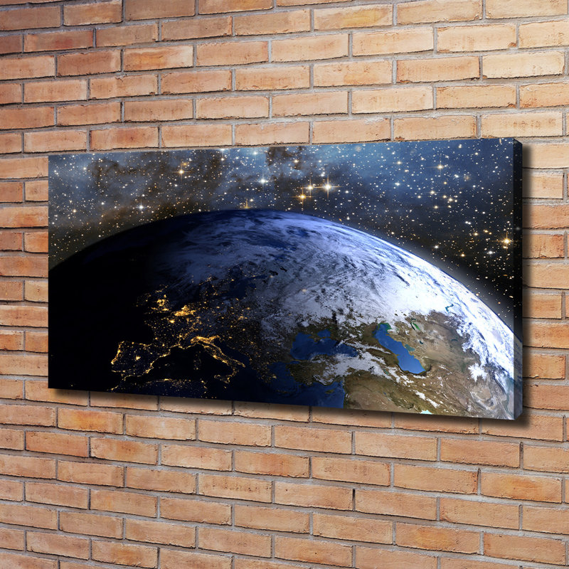 Planet Earth - Wrapped Canvas Print