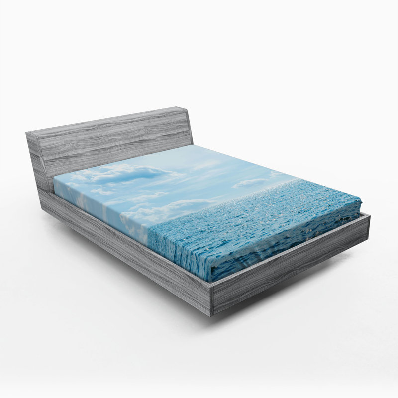 Drap-housse clouds, Double