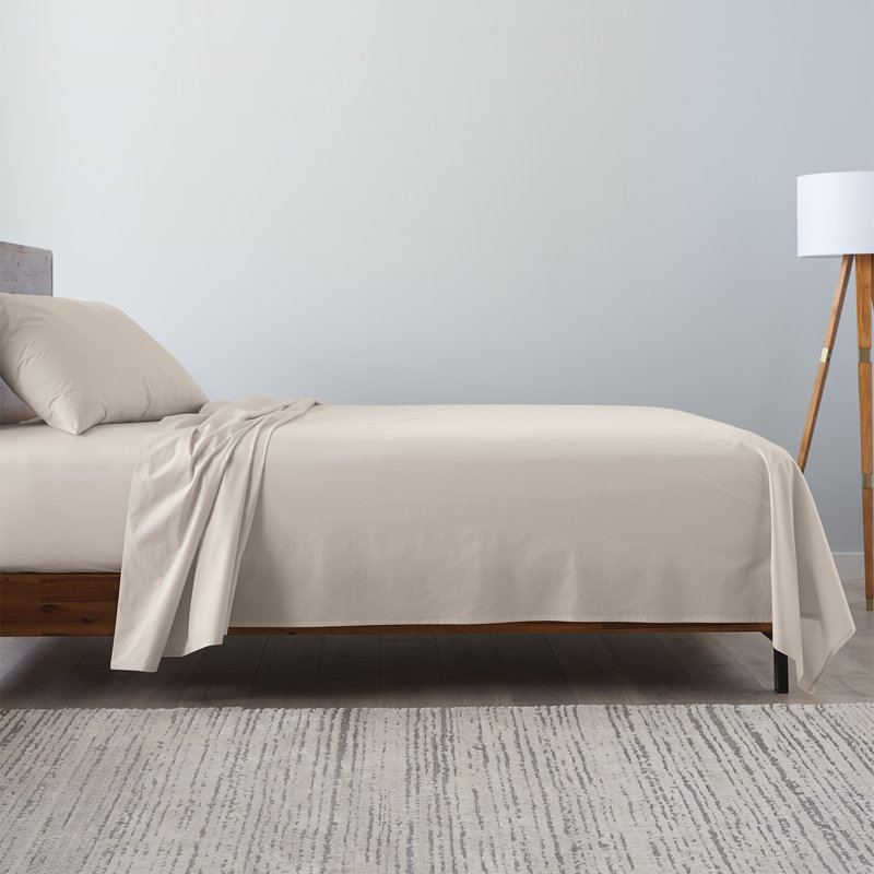 Taupe Queen Triple Brushed Microfiber Sheet Set