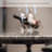 Modern Simple Round Marble Dining Table Sets-105511137