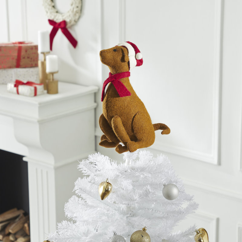 Plateau de sapin de Noël en laine feutrée à la main Labs