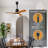 34" Plug-In Outdoor Wooden Ceiling  Fan With Light-F236