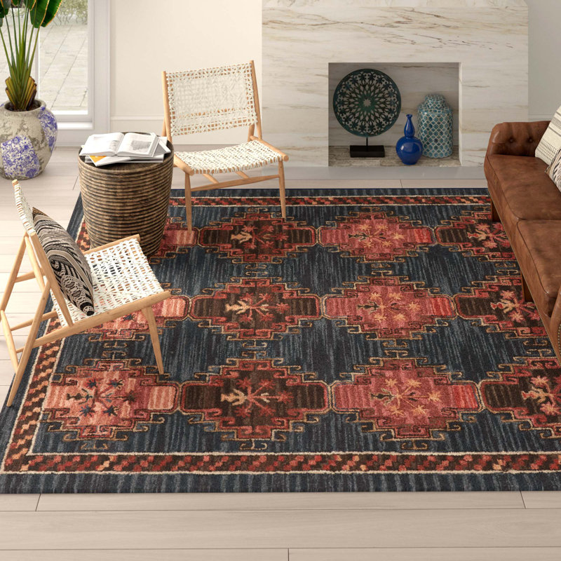 Rockford Wool Ikat Indoor Rug, Rectangle 8' x 10'