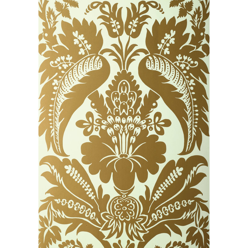 Montebello Damask Wallpaper, Slate