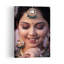 " Serene Indian Bride Traditional Wall Art Print " by Hamza Qarooni-1820600506