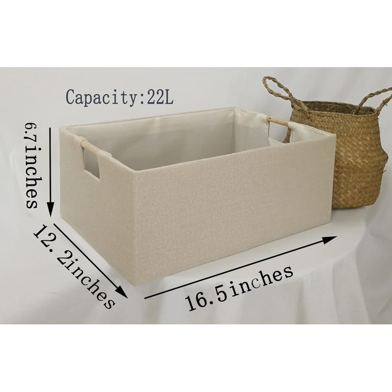 Boîte de rangement pour paniers de rangement rectangulaires