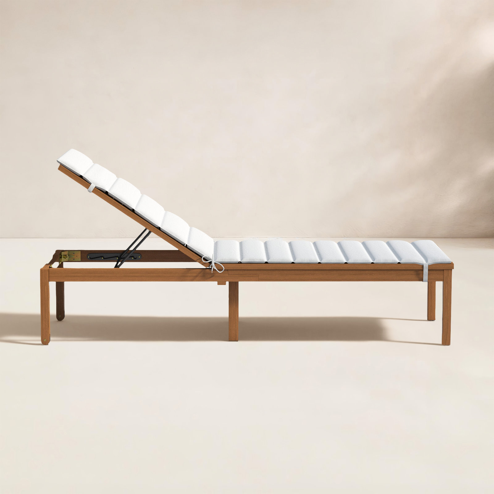 Jade 24" Eucalyptus Patio Chaise Lounge