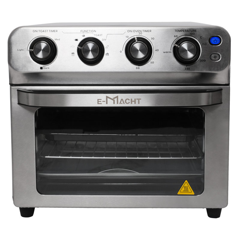 Stainless Steel 26 QT Air Fryer Rotisserie Oven