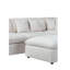 Canapé modulaire de coin avec repose-pieds Hibba