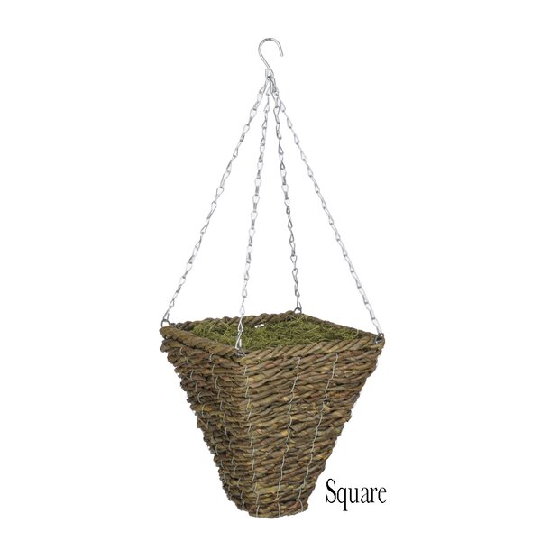 August Grove® 33'' Faux Flowering Plant in Basket & Reviews | Wayfair