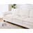 Loveseat, Cloud Couch With 2 Movable Ottoman, Chenille Modular Couch With Removable Pillows And Layer Cushions, Sofas-281610020