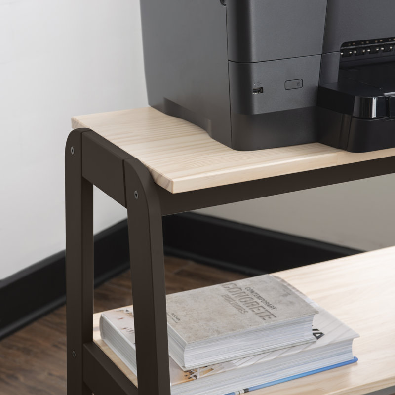Goodspeed 30'' H x 31.5'' W Printer Stand, Black