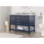 Meuble-lavabo simple 49 po avec dessus en marbre de Carrare Pfarr-95023350
