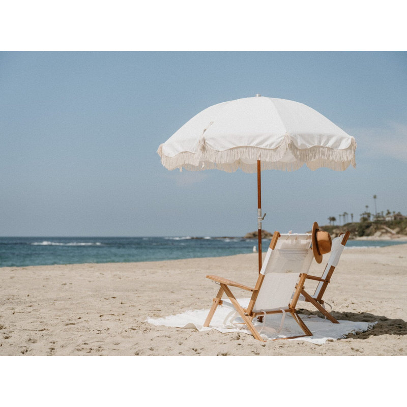 Beach Blanket, Hanalai Bay Blue Jacquard Floral