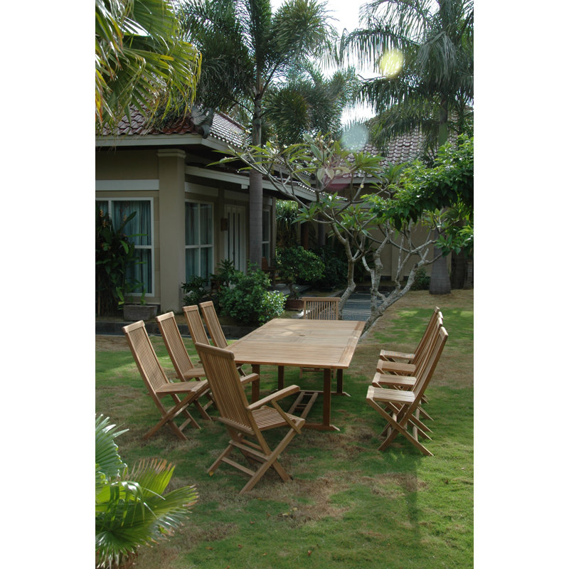 Valencia 11 Piece Teak Dining Set, 10