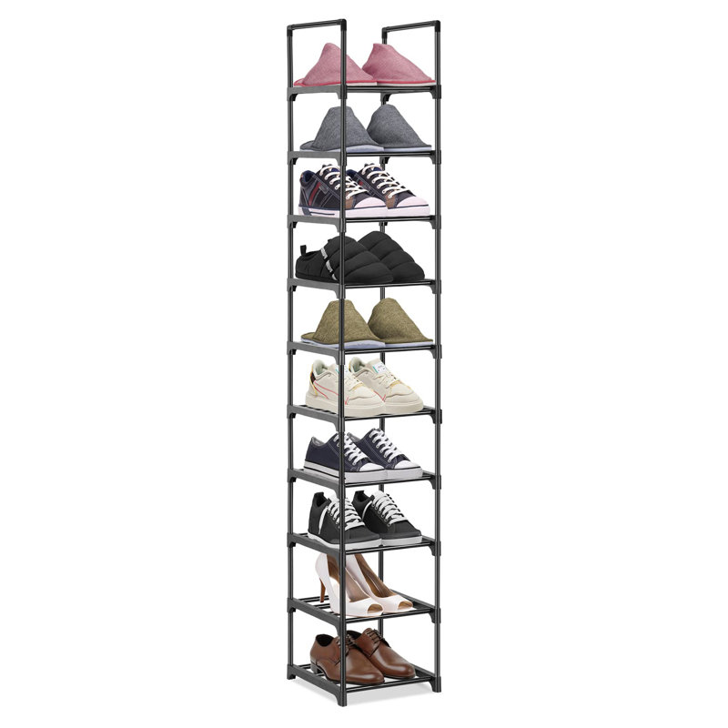 Ayleth 10 Pair Stackable Shoe Rack