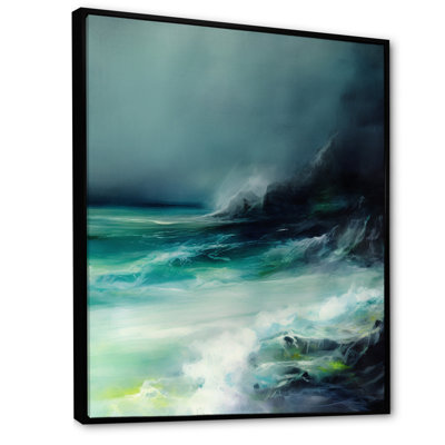 Vagues de bonheur I sur toile