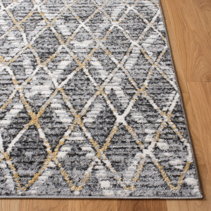 Weimer Performance Geometric Rug, Square 6'7"