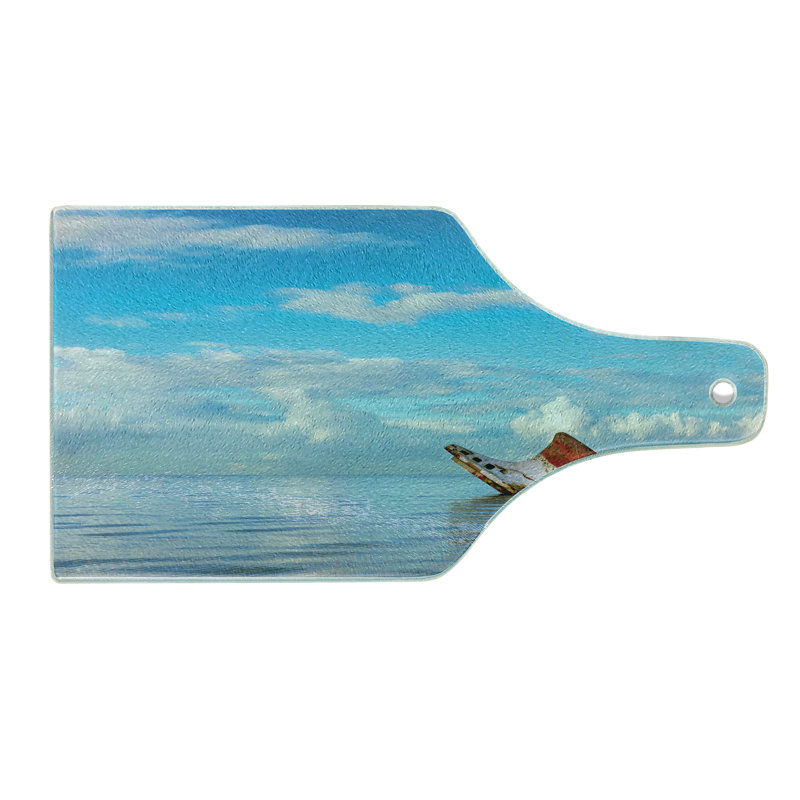 Planche à découper en verre trempé Ambesonne