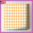 Orange White Gingham Quilted Bedspread All Sizes-128700256