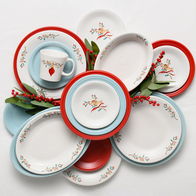 Fiesta Nutcracker Classic Rim 7 1/4 Inch Salad Plate