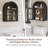 Arched Bathroom Wall Cabinet, Roman Column Design, 28" Wide Over-The-Toilet Medicine Cabinet With Glass Doors,Open Shelf For Bathroom, Laundry, And Kitchen-195037358