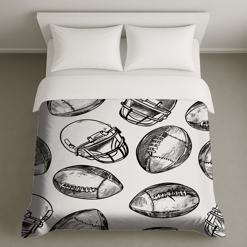 Housse de couette Football Football, Grand lit
