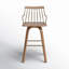 Tabouret de bar pivotant en bois massif-710954648